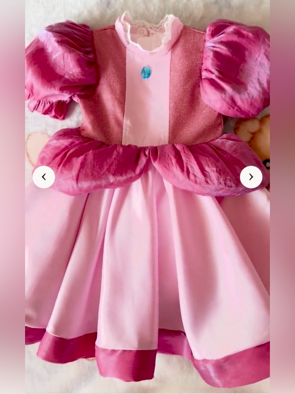 Toddler’s Princess Peach Halloween Costume